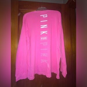 Pink- size l long sleeve tee
